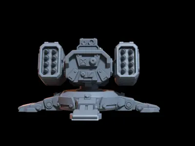 Rocket sentry 3D print model