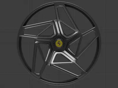 Ferrari FP8 Wheel 3D model