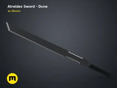 Atreides Sword 2 - Dune 3D print model purchase