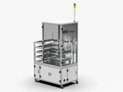 Automatic Electronic Product Visual Inspection Machine 3D model