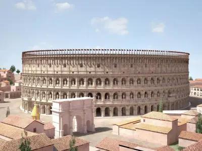 Roman Colosseum High detailed 3D model