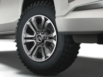 Mitsubishi L200 Barbarian X 2020 wheel 3D model