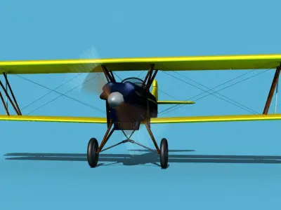 Travelair 2000 V04 3D model