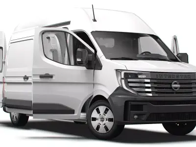 Nissan Interstar L3H3 Van HQ Interior 2024 3D model