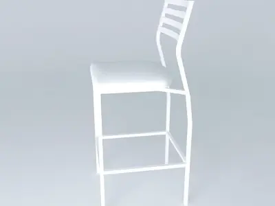 Bar Stool Free 3D model 6