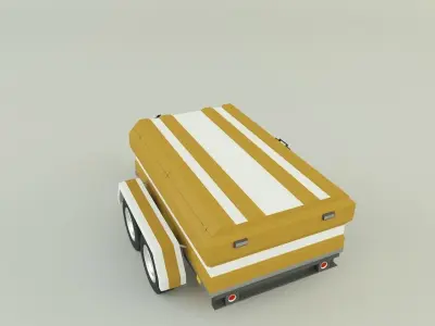 vehicle trailer 111 3D model