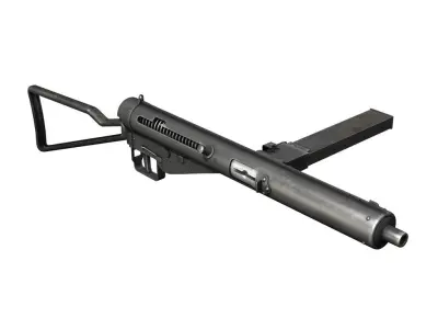 Sten MKIII Submachine Gun 3D model