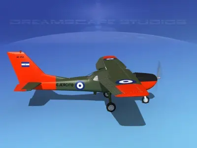 Cessna T-41 Mescalero Salvador Air Force 3D model