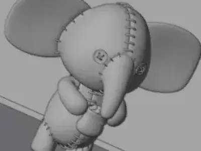 TOY ELEPHANT 3D model