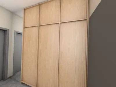 The kitchen 3D model - modern design Free 3D model