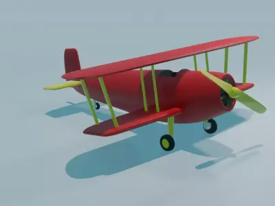 toy plane 3D model