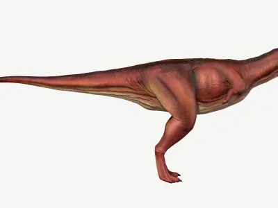 Carnotaurus dinosaur Low-poly 3D model