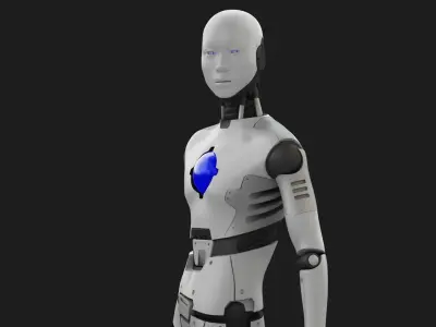 ANDROID MANO RIGGED 3D model