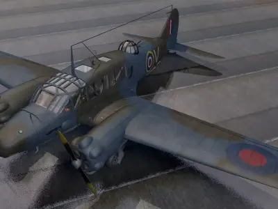 Avro Anson Mk-1 3D model