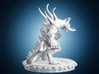 Diablo Lord of Terror Miniature 3D print model