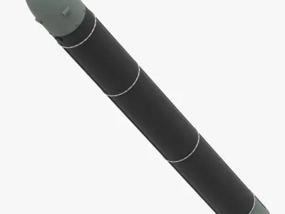 RS-28 Sarmat Satan 2 3D model