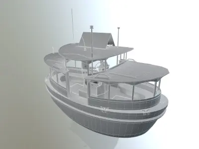 Harbour Ferry 3D model