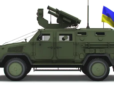 Kozak 2M1 Starstreak 2022 3D model