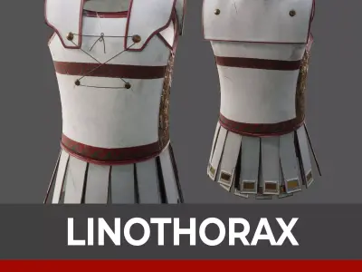 Ancient Greek Armor - Linothorax 3D model