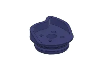 Sliding landing gear for freestyle fpv drone nazgul5 3D print model