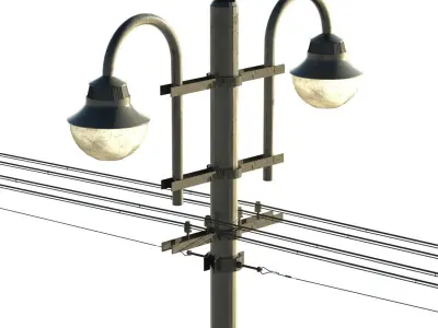Street light 3D model