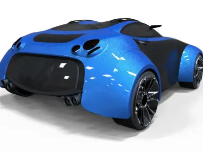 Lamboghini Landrover Free 3D model