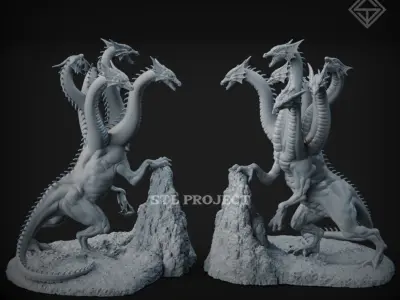 Tiamat free stl project Free 3D print model