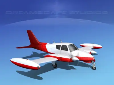 Cessna 310 V14 3D model