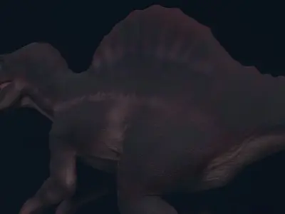 Spinosuarus Jurassic Park 3 Rigged And Animated 3D Model 3D model