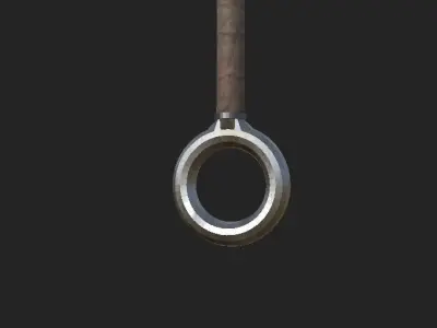 Free Low-Poly Rapier Free low-poly 3D model