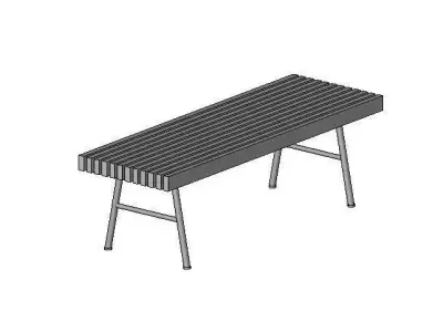 Transit Bench by Gus Modern Free 3D model