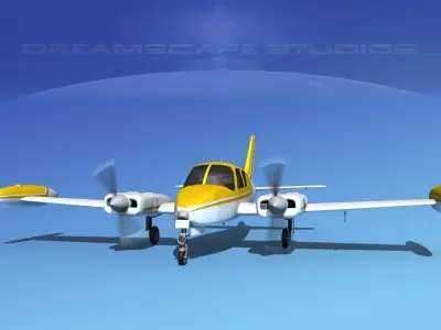 Cessna 310 V15 3D model