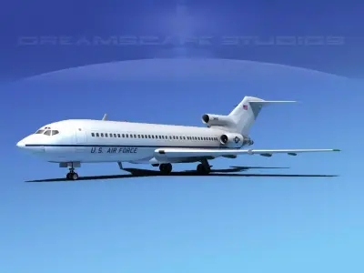 Boeing C-22A USAF 3 3D model