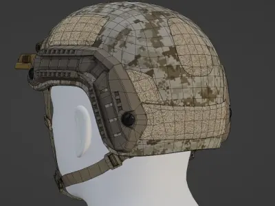 Ops-Core Maritime Low-poly 3D model