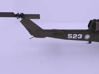 Helicopter ah1w 3D model