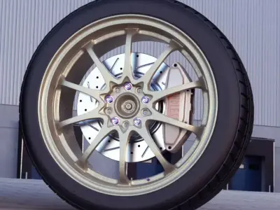 Rays CE28N automotive -RIM ONLY- 3D model