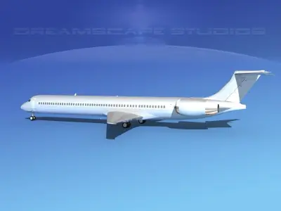 McDonnell Douglas MD-90 Bare Metal 3D model