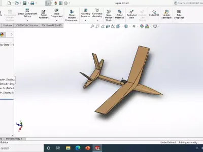 aircraft model paper airplane Free 3D model