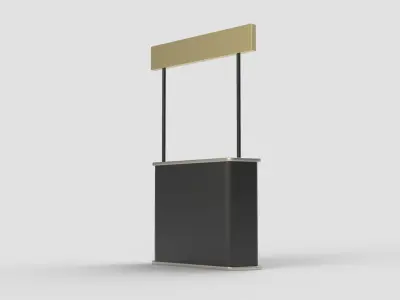 Advertising Stand 3D model