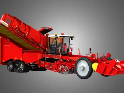 Varitron Potato Harvester 3D model