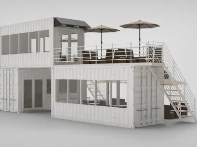 Commercial Shipping Container 3D model