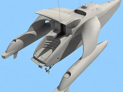 Earthrace Boat 3D model