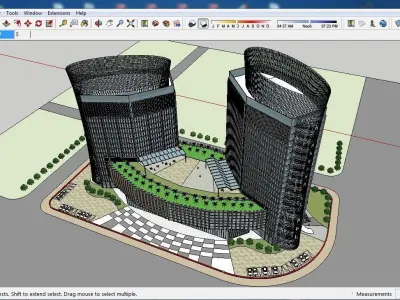Sketchup Hotel G4 3D model