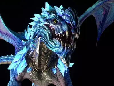 Aurene Dragon 3D model