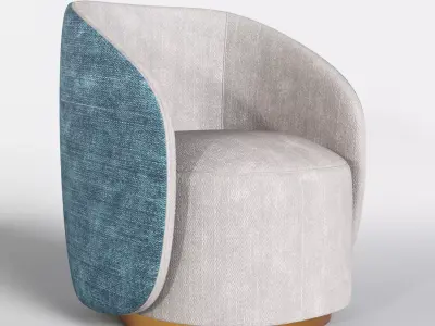 chair armchair modern chair casa chair fendi Free 3D model