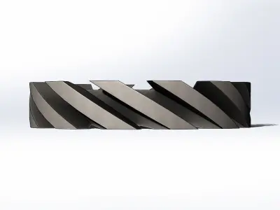 Teethed Washer DIN 6798 A Zn - Arruela Dentada DIN 6798 A Zn 3D model