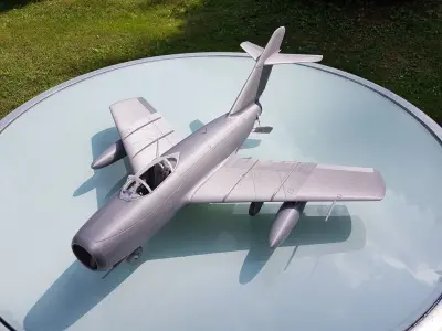 MIG-15 - detailed scale model kit 3D print model