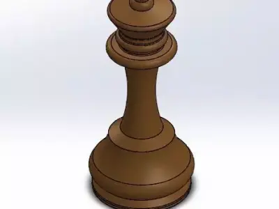 Chess Piece and Aircraft propeller 3D model