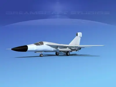 General Dynamics EF-111 Raven Bare Metal 3D model