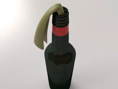 Molotov Cocktail 3D model